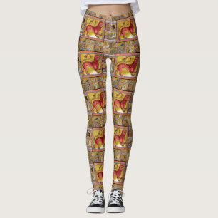 VERMITTLUNGSMITTELBESTIÄRE,LEOPARD,WALDTIERE LEGGINGS