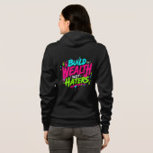 Vermögen aufbauen hoodie (Schwarz voll)