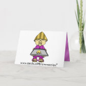 Vermögen Cookeez Geburtstag Karte (Rückseite)