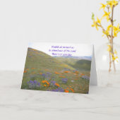 Vermögen rund um die Karte (Gelbe Blume)