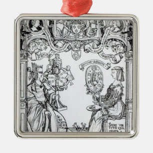 Vermögen und Klugheit Ornament Aus Metall