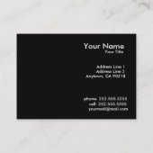 Vermögens-motivierend Parodie-Geschäfts-Karten Visitenkarte (Rückseite)