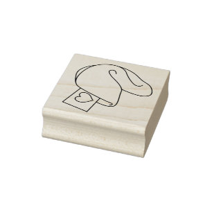 Vermögens-Plätzchen-Kunst-Briefmarke Gummistempel