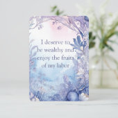 Vermögensnachweiskarten, Meditationskarten (Stehend Vorderseite)