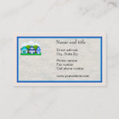 Vermögensverwaltungskarte Visitenkarte (Rückseite)