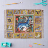 VERMÖGENSWERTE, PFERDE, WALDTIERE SEIDENPAPIER (Basteln)