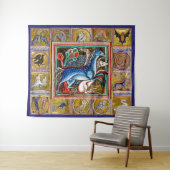 VERMÖGENSWERTE, PFERDE, WALDTIERE WANDTEPPICH (Beispiel (Horizontal))