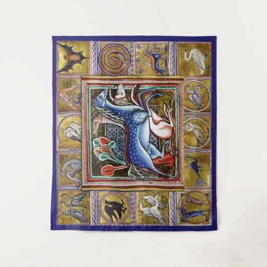 VERMÖGENSWERTE, PFERDE, WALDTIERE WANDTEPPICH (Vorderseite)