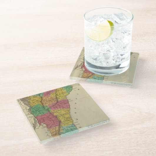 Vermont 10 glasuntersetzer (Schrägansicht)