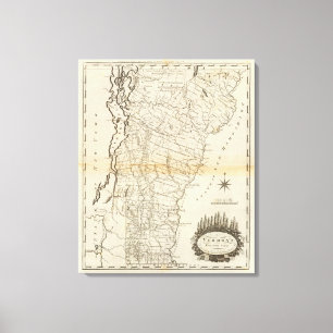 Vermont 10 leinwanddruck