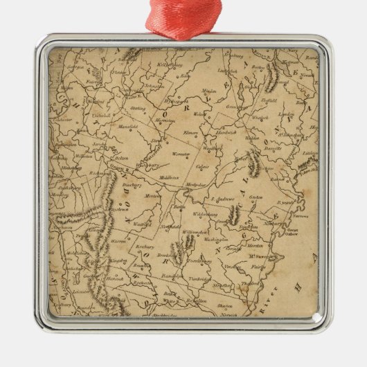 Vermont 5 ornament aus metall (Vorne)