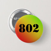 Vermont "802" Knopf Button (Vorne & Hinten)