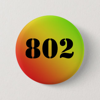 Vermont "802" Knopf Button