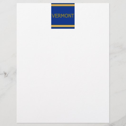 Vermont 8,5" x 11" Letterhead (Vorderseite)