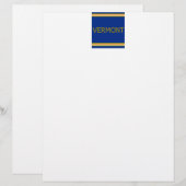 Vermont 8,5" x 11" Letterhead (Vorne/Hinten)