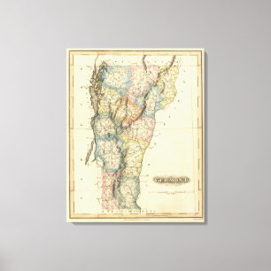 Vermont 9 leinwanddruck