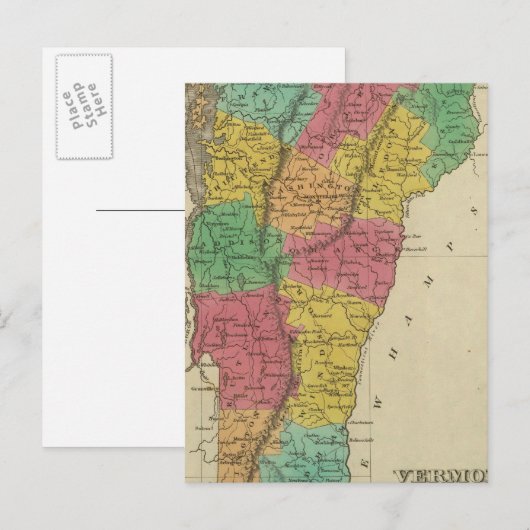 Vermont 9 postkarte (Vorne/Hinten)