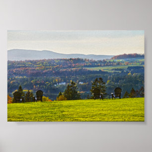 Vermont Abend View Poster