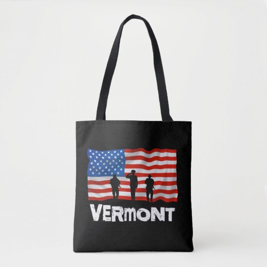 Vermont American Flag Tasche (Vorderseite)