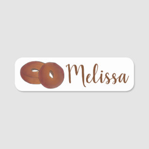 Vermont Apple Cider Donut Pastry Doughnut Namensschild