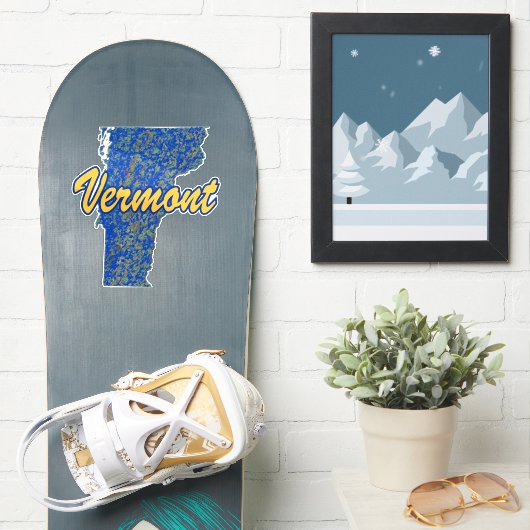 Vermont Aufkleber (Snowboard)