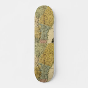 Vermont, Aus der aktuellen Umfrage - Vintage Karte Skateboard