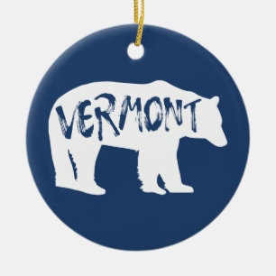 Vermont-Bär Keramik Ornament
