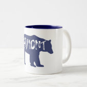 Vermont-Bär Zweifarbige Tasse (VorderseiteRechts)