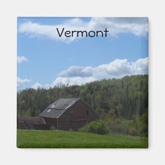 Vermont Barn Magnet (Vorne)