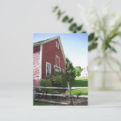 Vermont Barn Postcard Postkarte (Stehend Vorderseite)