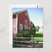 Vermont Barn Postcard Postkarte (Vorne/Hinten)