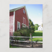 Vermont Barn Postcard Postkarte (Vorderseite)