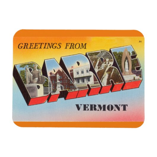 Vermont, Barre Magnet (Horizontal)
