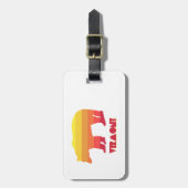 Vermont Bear Gepäckanhänger (Vorderseite vertikal)