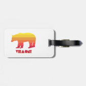 Vermont Bear Gepäckanhänger (Rückseite horizontal)