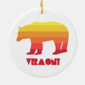 Vermont Bear Keramik Ornament (Hinten)