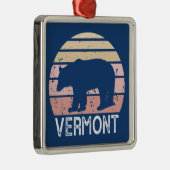 Vermont Bear Ornament Aus Metall (Rechts)