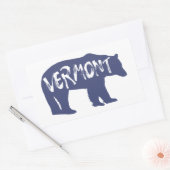 Vermont Bear Rechteckiger Aufkleber (Umschlag)