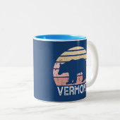 Vermont Bear Zweifarbige Tasse (VorderseiteRechts)