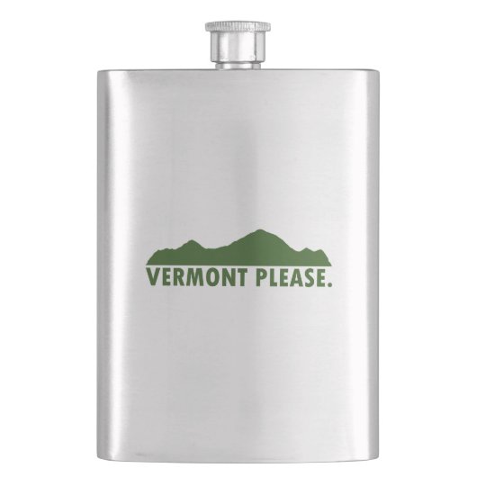 Vermont Bitte Flachmann (Vorderseite)