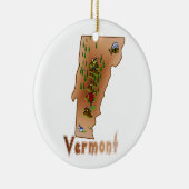 Vermont Christmas Tree Keramik Ornament (Rechts)