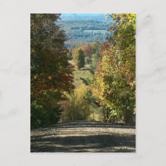Vermont Country Road Postcard Postkarte