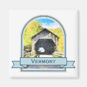 Vermont Covered Bridge Magnet (Vorne)