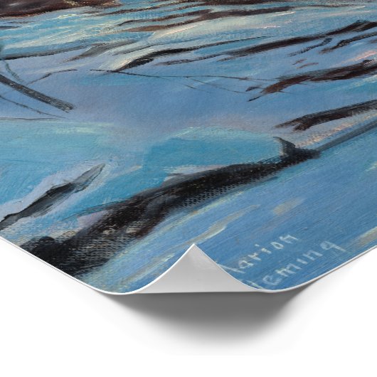 Vermont Covered Bridge Poster (Ecke)