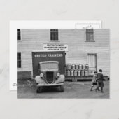 Vermont Dairy Co-op, 1930er Postkarte (Vorne/Hinten)