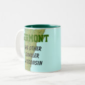 Vermont: Das andere kleinere Wisconsin Zweifarbige Tasse (Vorderseite Links)