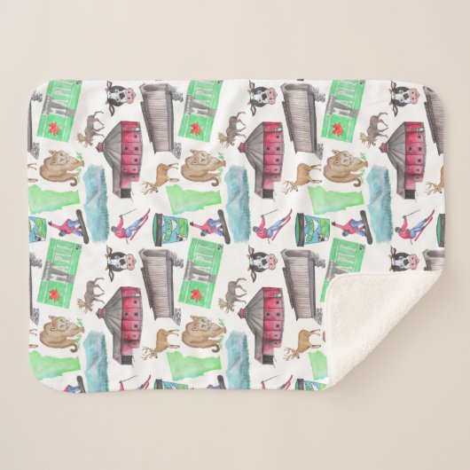 Vermont-Decke Sherpadecke (Vorderseite (Horizontal))