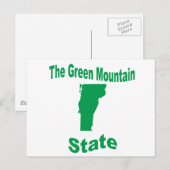 Vermont: Der grüne Staat Postkarte (Vorne/Hinten)