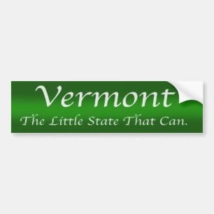 Vermont. Der kleine Staat, der kann. Autoaufkleber