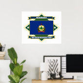 Vermont Diamond Poster (Heimbüro)